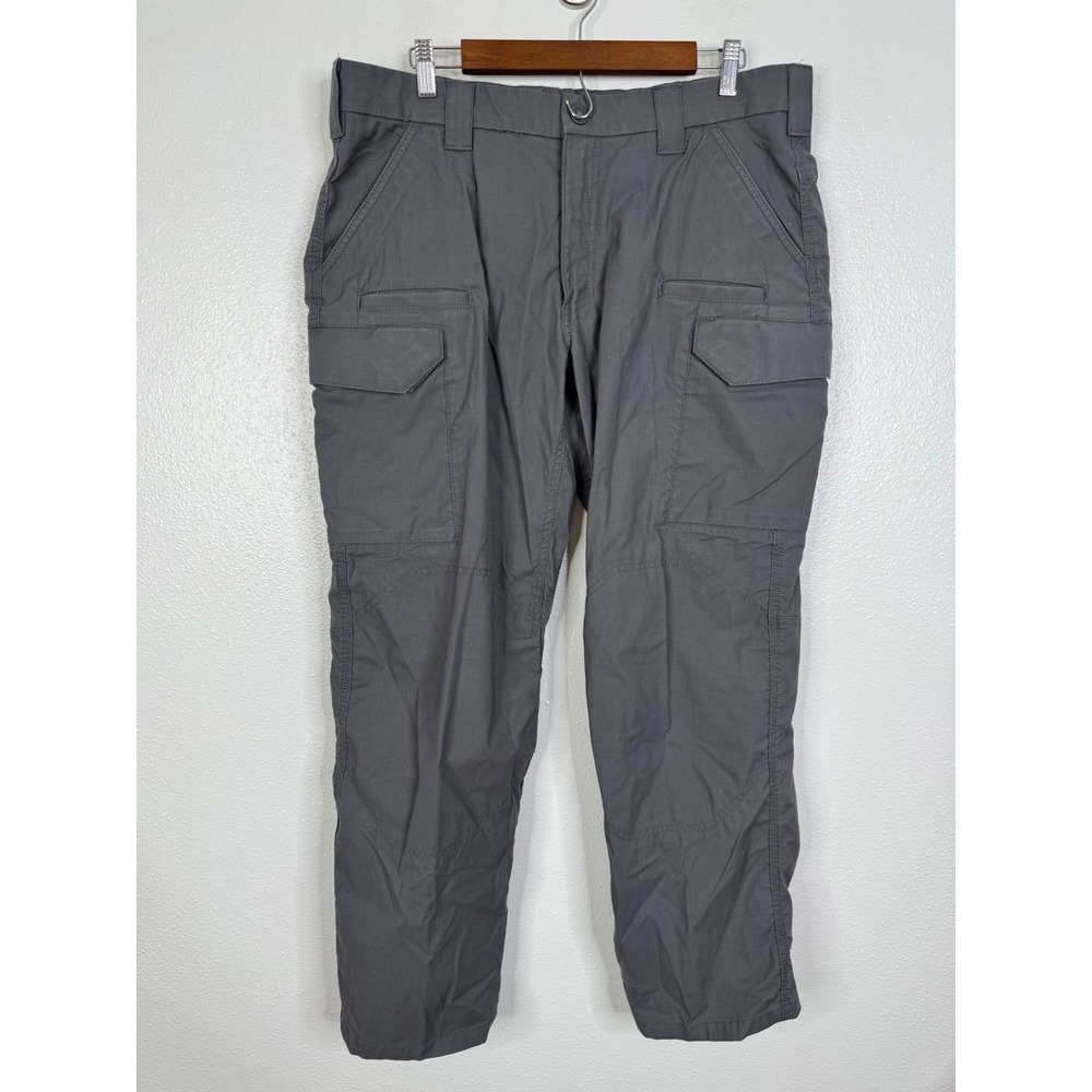 First Tactical V2 Tactical Pants Mens 38x30 Gray Ripstop Cargo Work Trousers